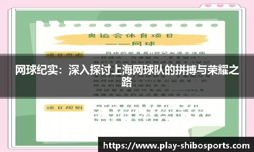 网球纪实：深入探讨上海网球队的拼搏与荣耀之路